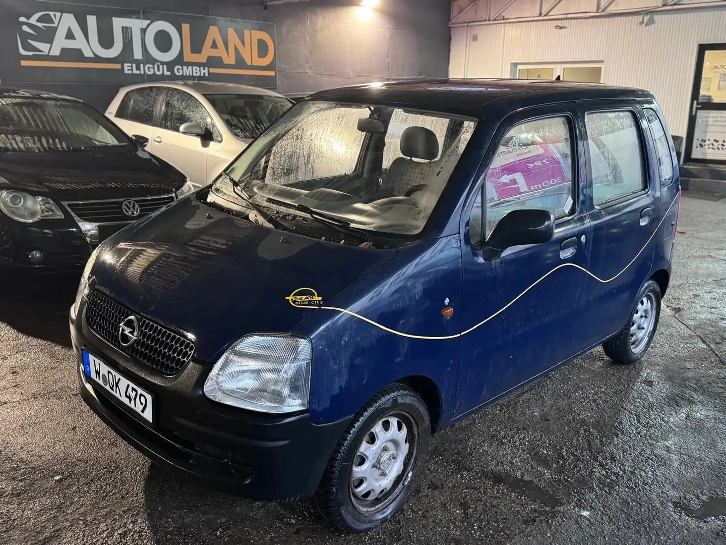 Opel Agila 1.0l*NUR 139Tkm*TÜV 03/2027* Blau - 2