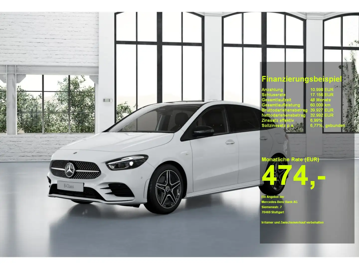 Mercedes-Benz B 250 e AMG+Night+Pano+Ambiente+Distronic+MBUX+ Alb - 1