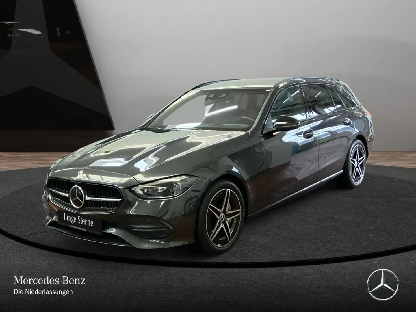 Mercedes-Benz C 220 d T 4M AVANTG+NIGHT+360+BURMESTER+KEYLESS+9G Gris - 2
