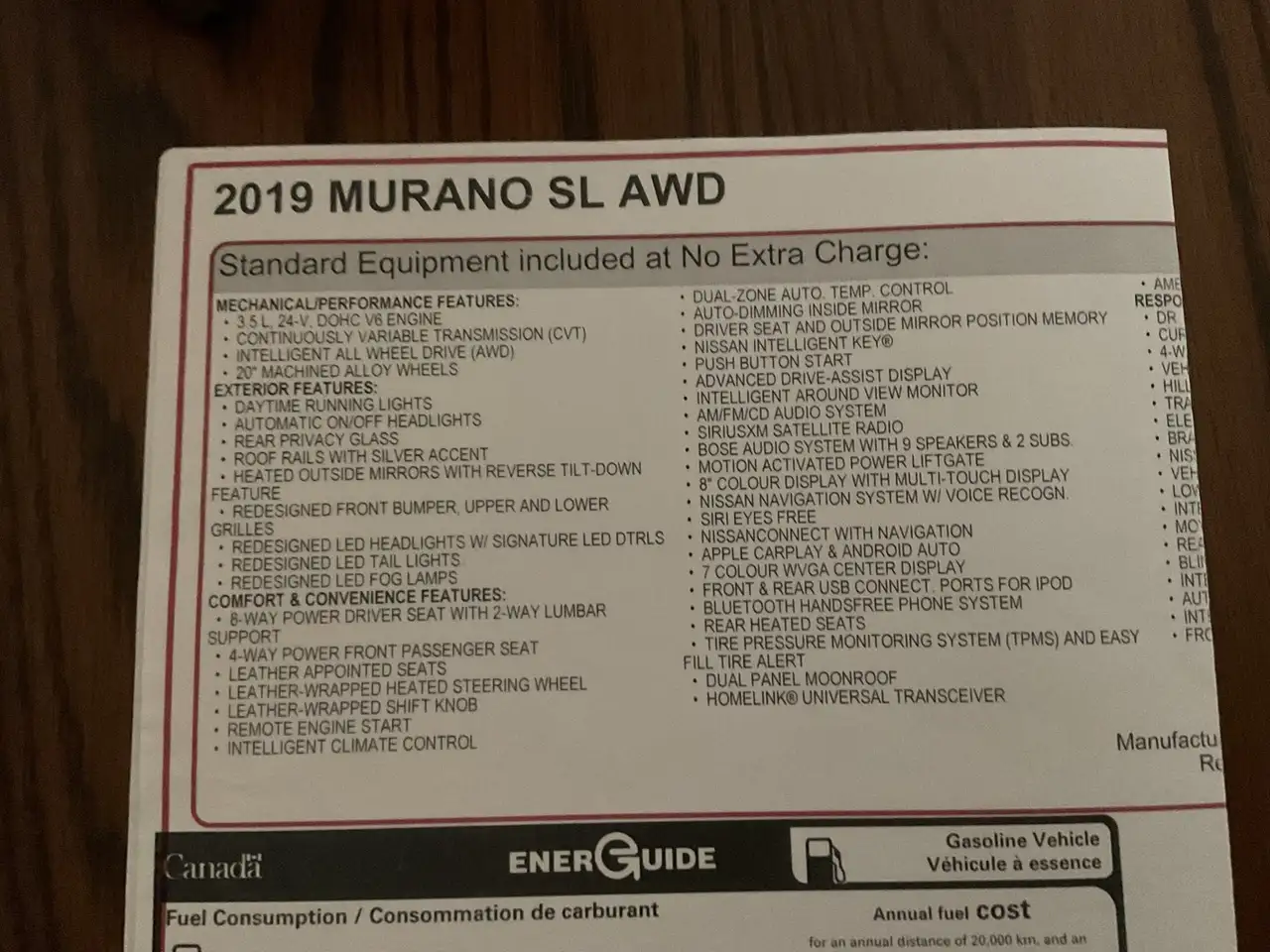 Nissan Murano снимка Nissan Murano