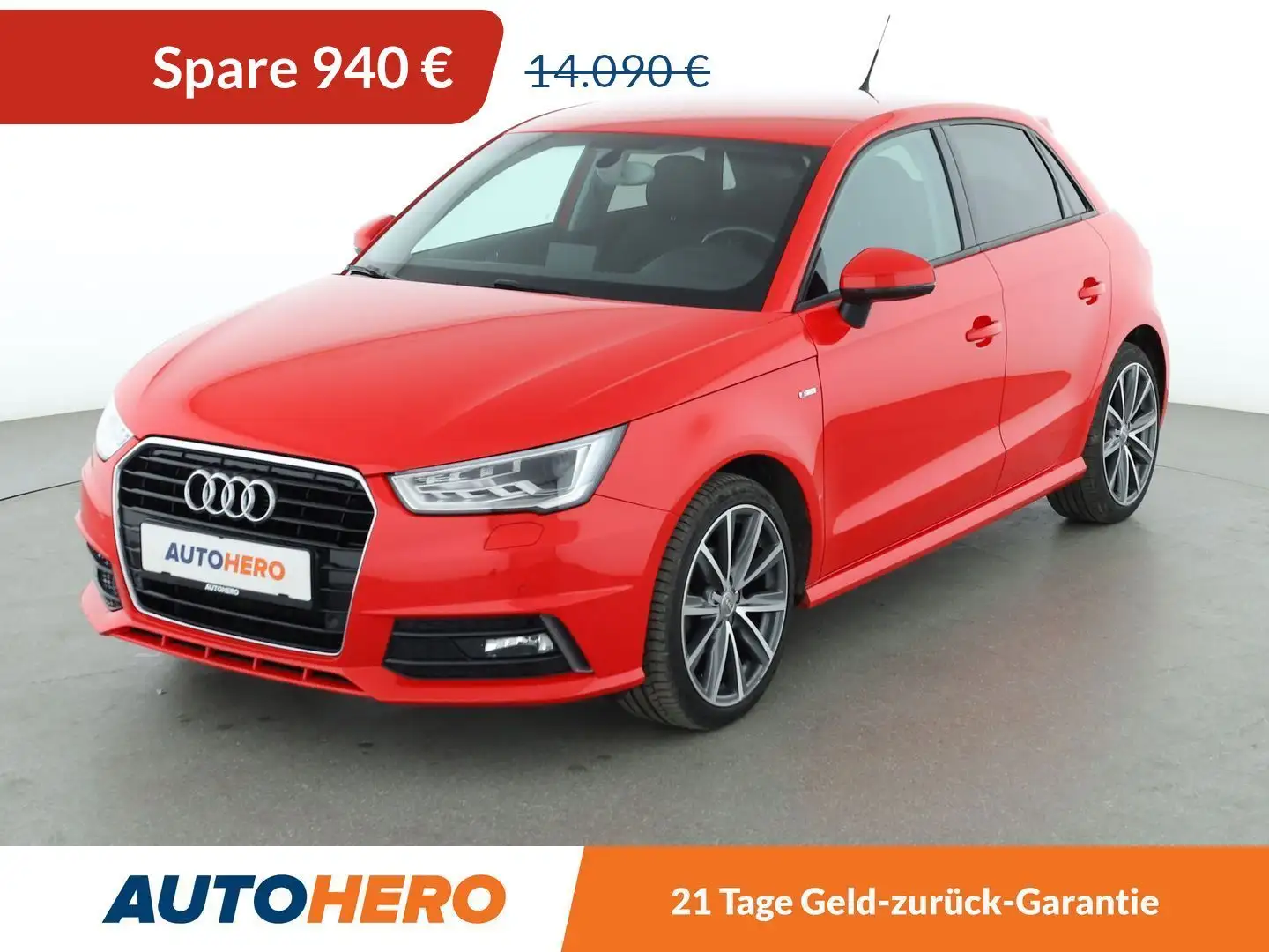Audi A1 1.0 TFSI Sport *NAVI*XENON*TEMPO*PDC*SHZ* Rot - 1