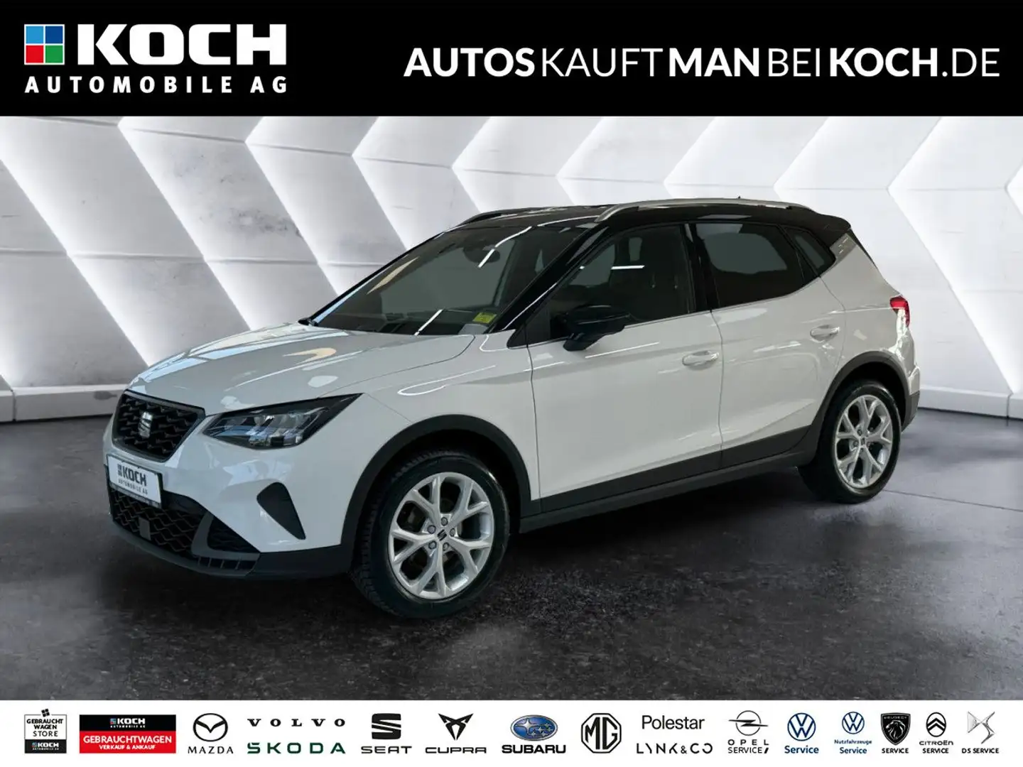 SEAT Arona 1.0 TSI FR LED SHZ TEM FULL LINK ALLWETTER Weiß - 1
