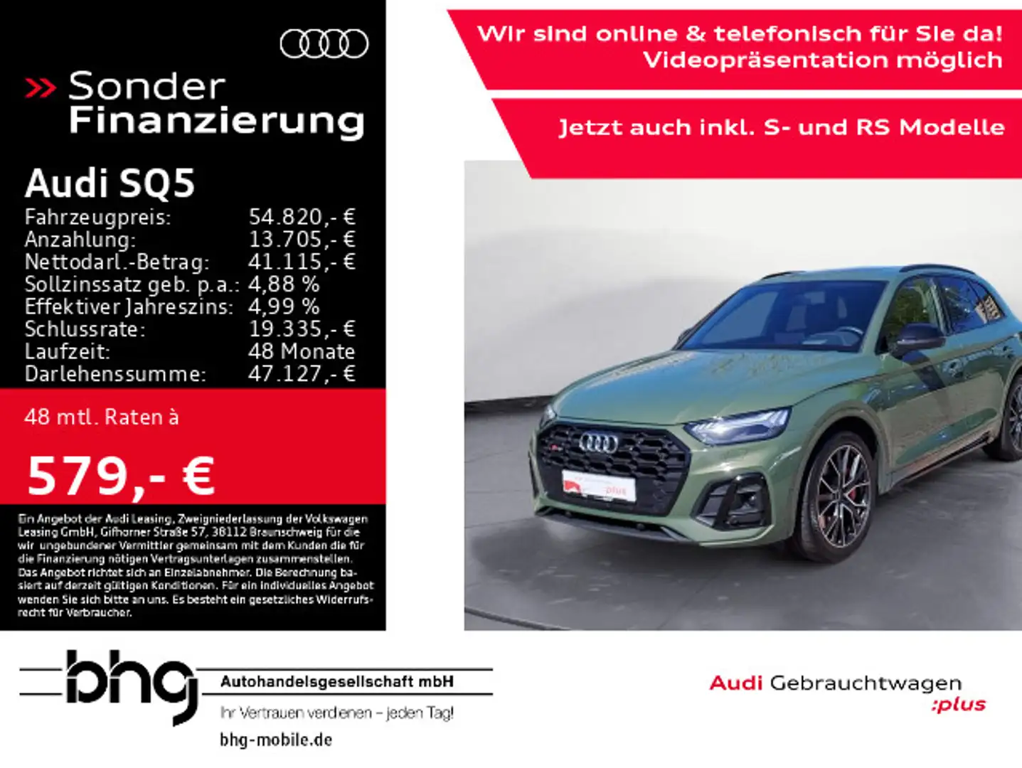Audi SQ5 3.0 TDI quattro tiptronic Zöld - 1