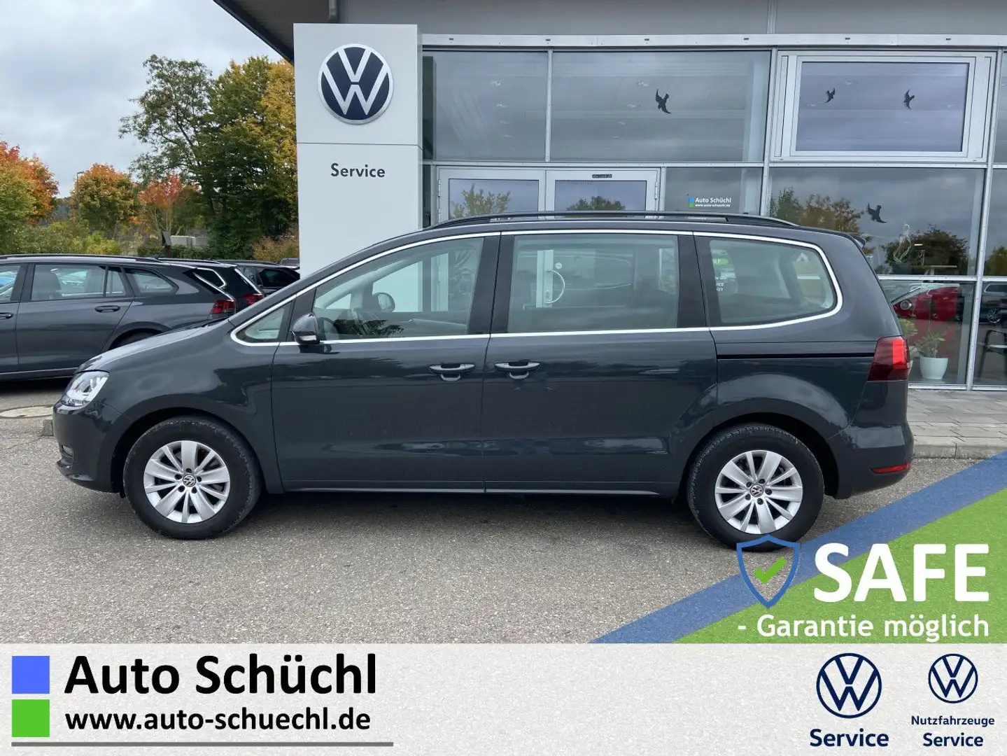 Volkswagen Sharan 2.0 TDI Comfortline 7-SITZER NAVI+ACC+SHZ Grau - 2