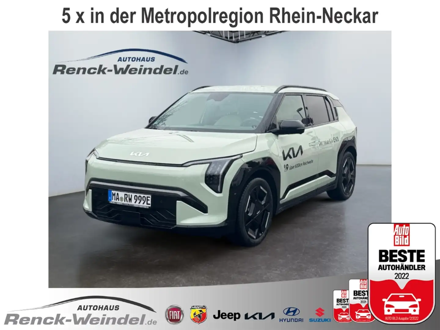 Kia EV3 GT-Line Navi LED Rückfahrkam. Klimaautom PDCv+h Ap Vert - 1