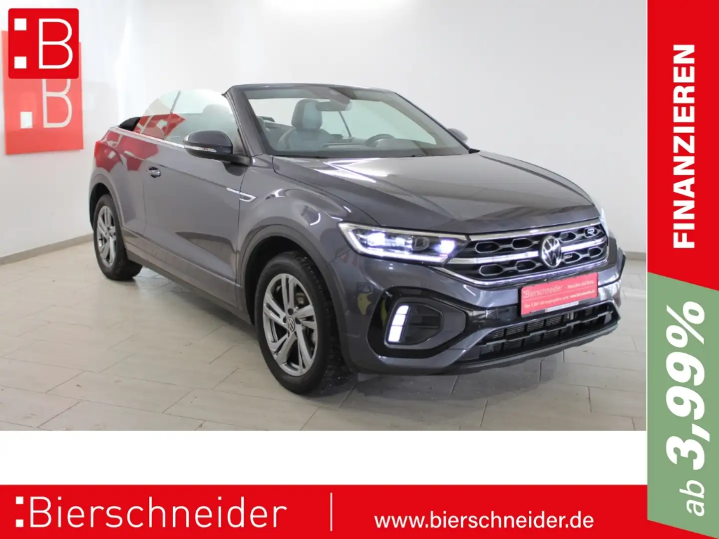 Volkswagen T-Roc 1.5 TSI DSG 2x R-Line 17 AHK LED ACC Grau - 1