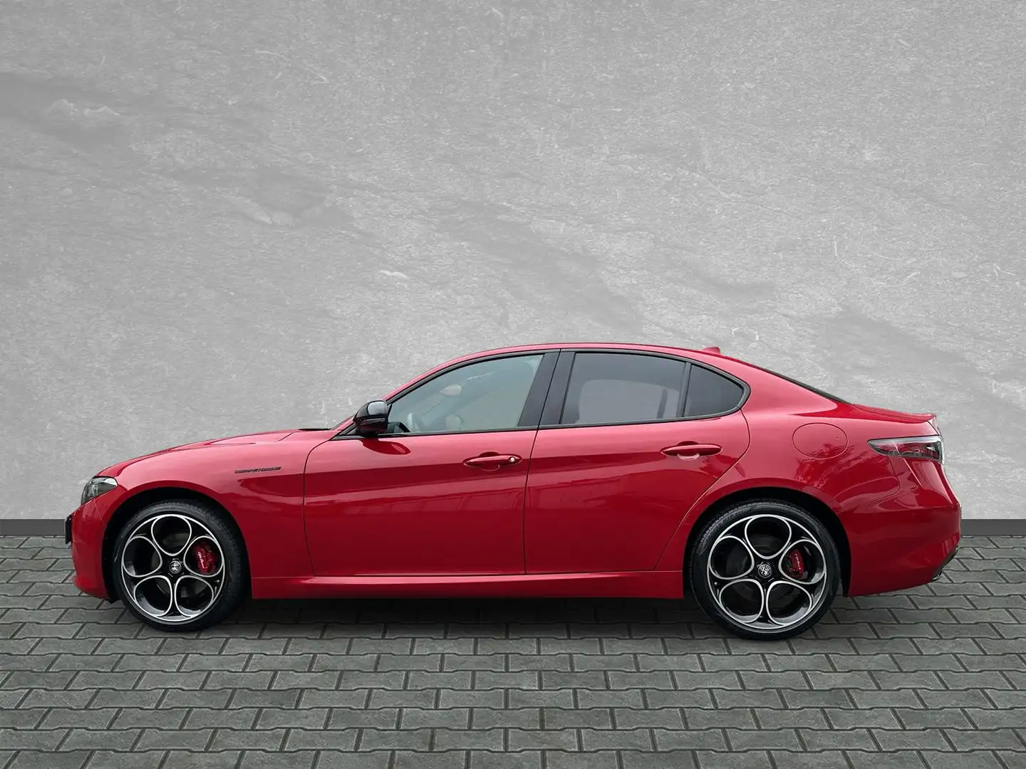 Alfa Romeo Giulia Competizione Q4 2.0 Turbo KAT ANDROID Rouge - 2