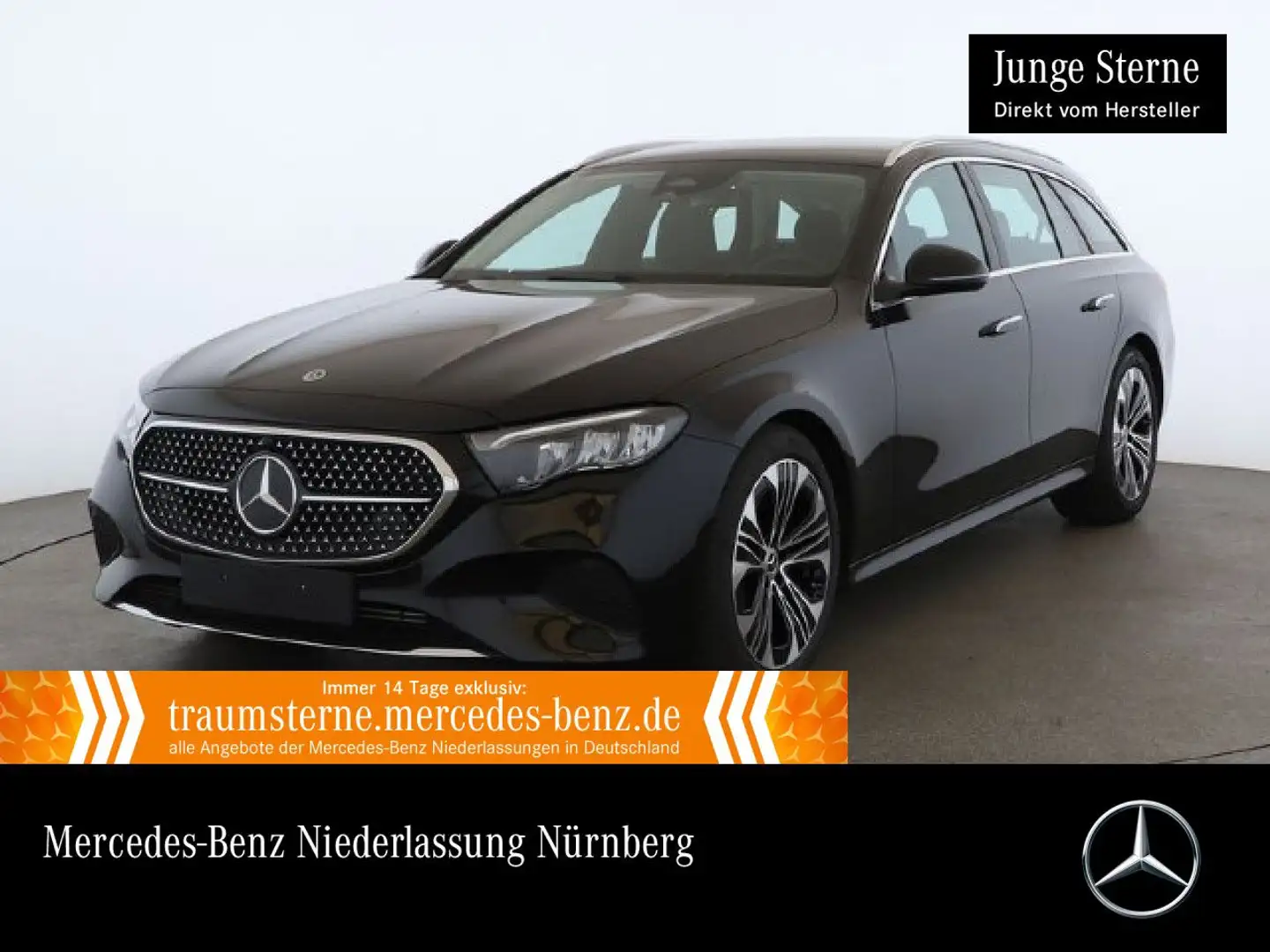 Mercedes-Benz E 200 T Avantgarde Distr. LED Kamera Spurhalt-Ass Schwarz - 1