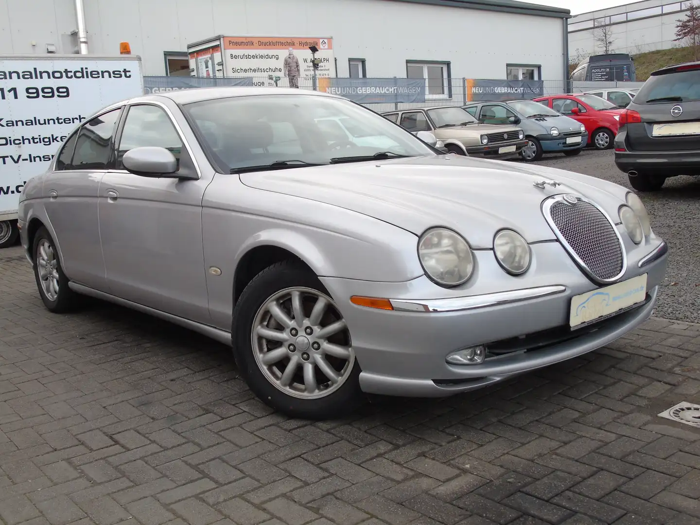 Jaguar S-Type 2.5 V6*VOLLLDER*AUTOMATIK*147 KW*NUR 153 TKM*TOP Gris - 1