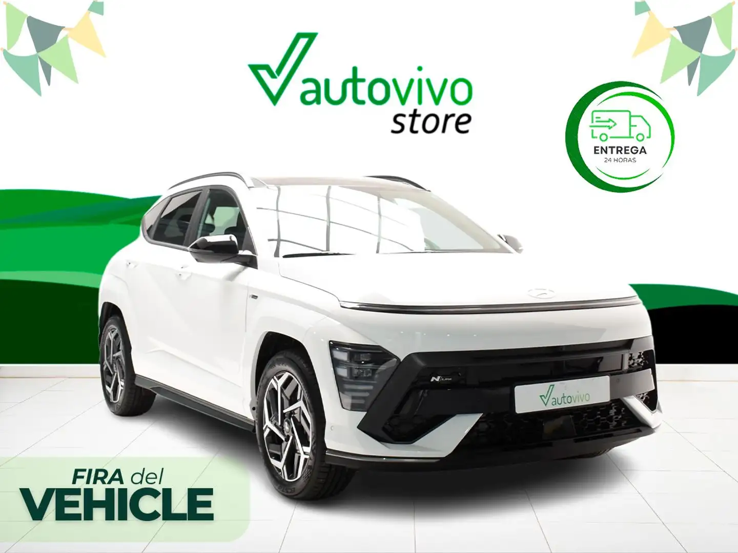 Hyundai KONA N LINE STYLE 1.6 GDI HEV 141 CV DCT 5P Blanco - 1