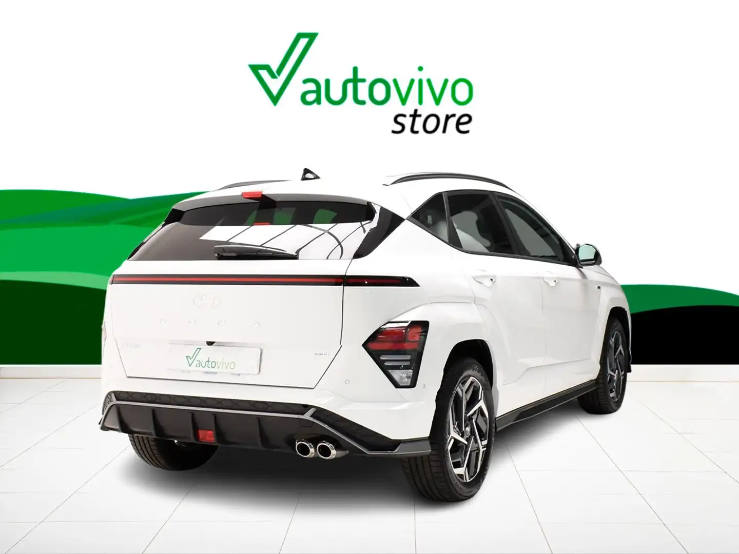 Hyundai KONA N LINE STYLE 1.6 GDI HEV 141 CV DCT 5P Blanco - 2