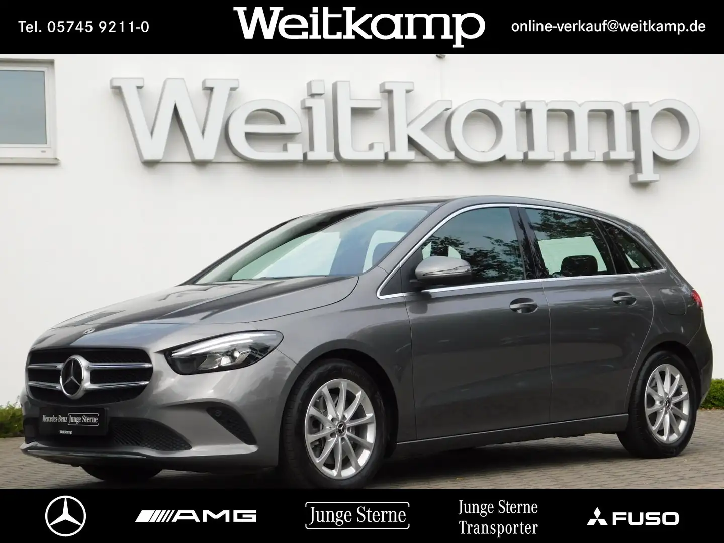 Mercedes-Benz B 250 B 250 Progressive+AHK+Kamera+Memory+Distronic Grau - 1