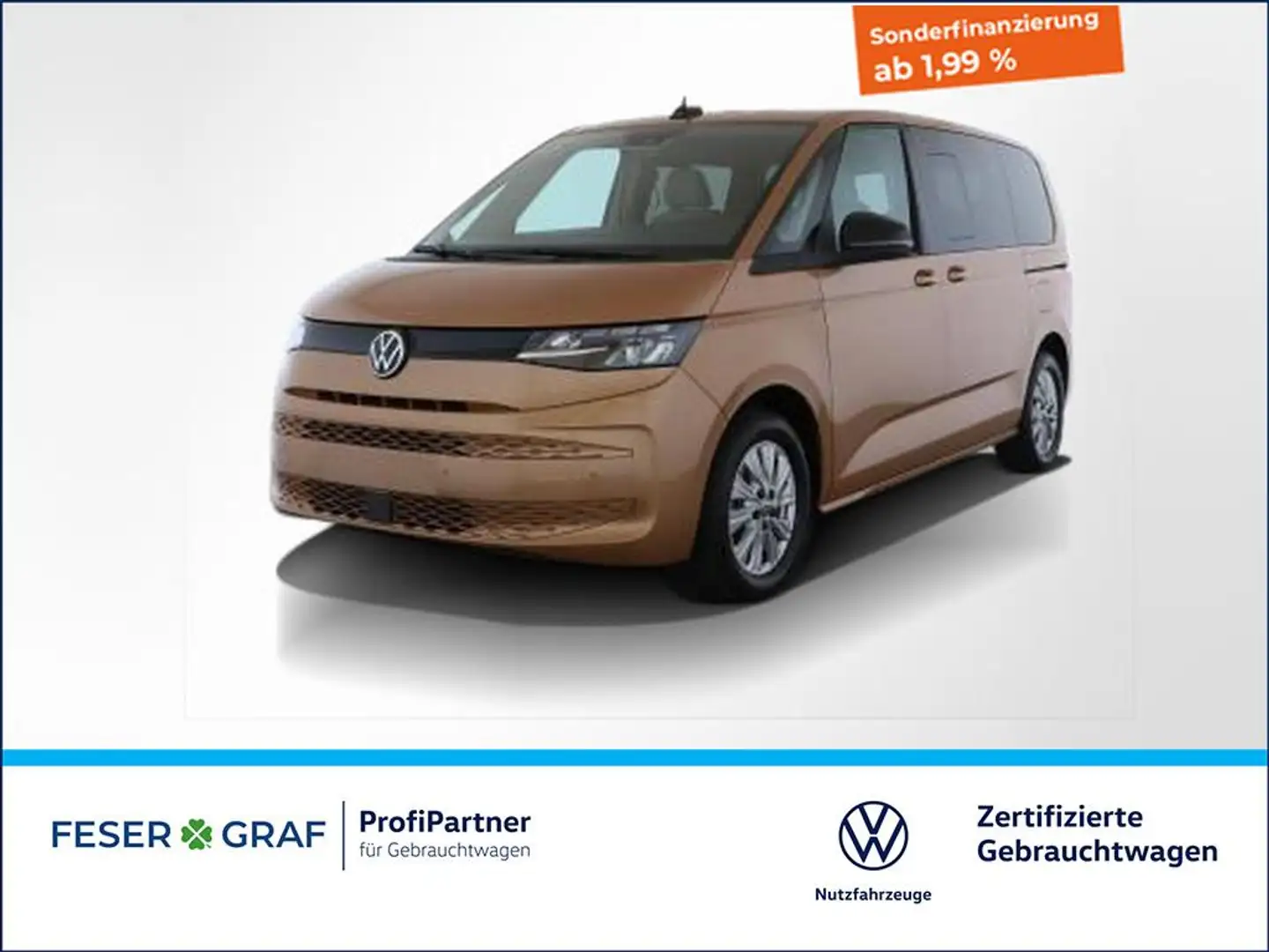 Volkswagen T7 Multivan 2.0TDI DSG LED Family+Busines-Paket 7Sitze Bronze - 1