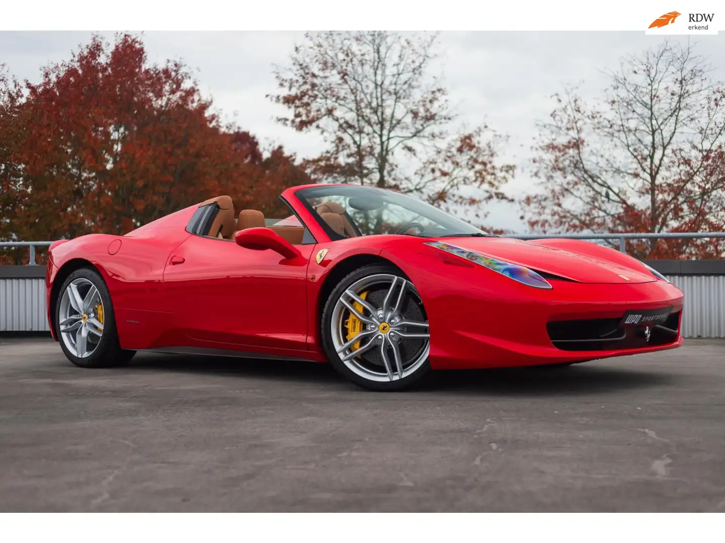 Ferrari 458 4.5 V8 Spider HELE Rood - 1
