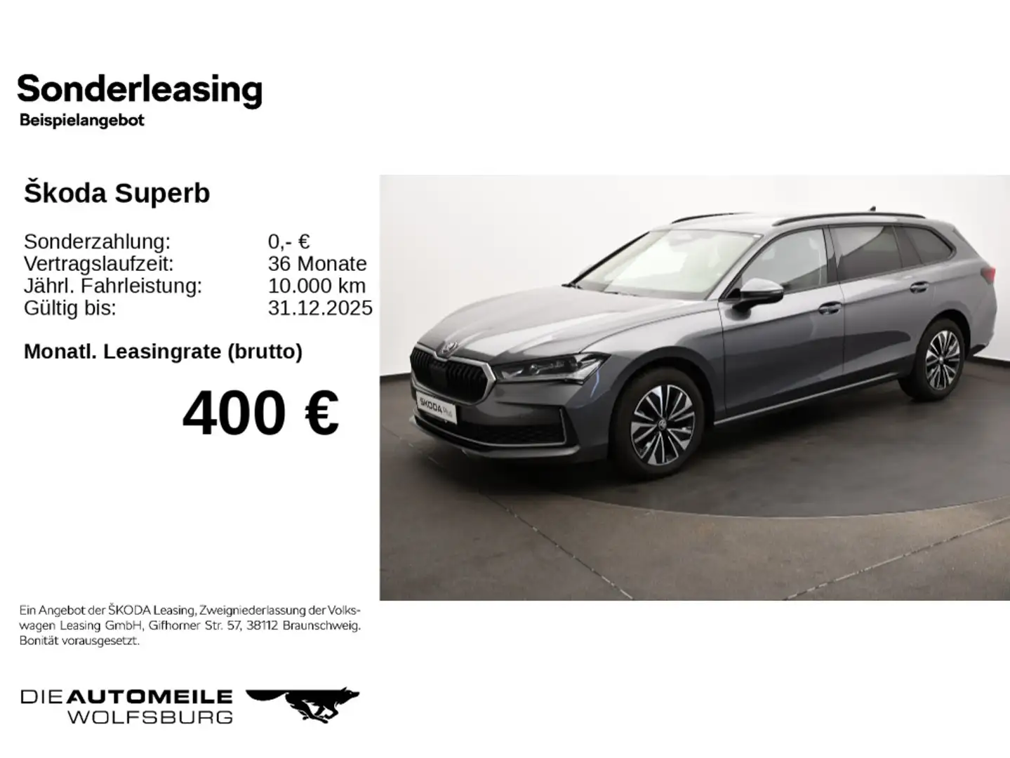 Skoda Superb 4 IV Combi 2.0 TDI DSG Selection Neues Mo Grau - 2