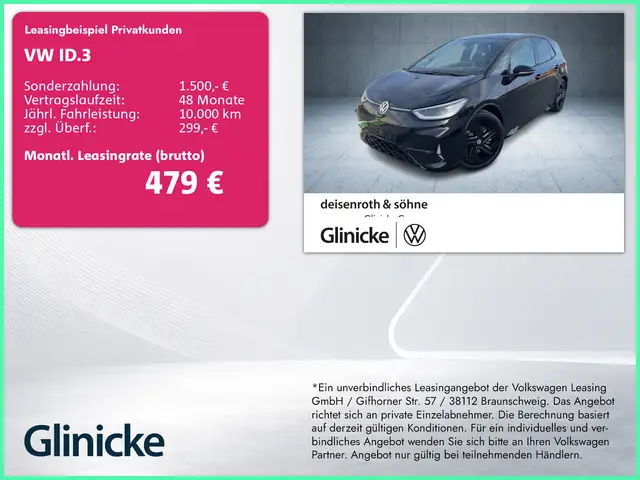 2025 Volkswagen Id.3 in Black for sale