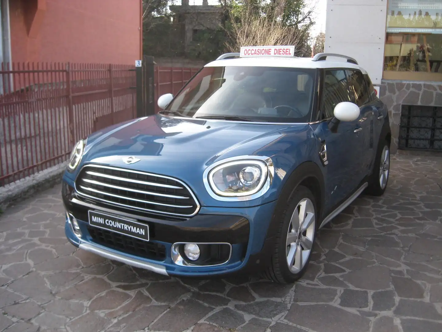 MINI Cooper D Countryman 2.0 Hype all4 PELLE+NAVI+XENO SOLO KM 65.000 Blu/Azzurro - 1