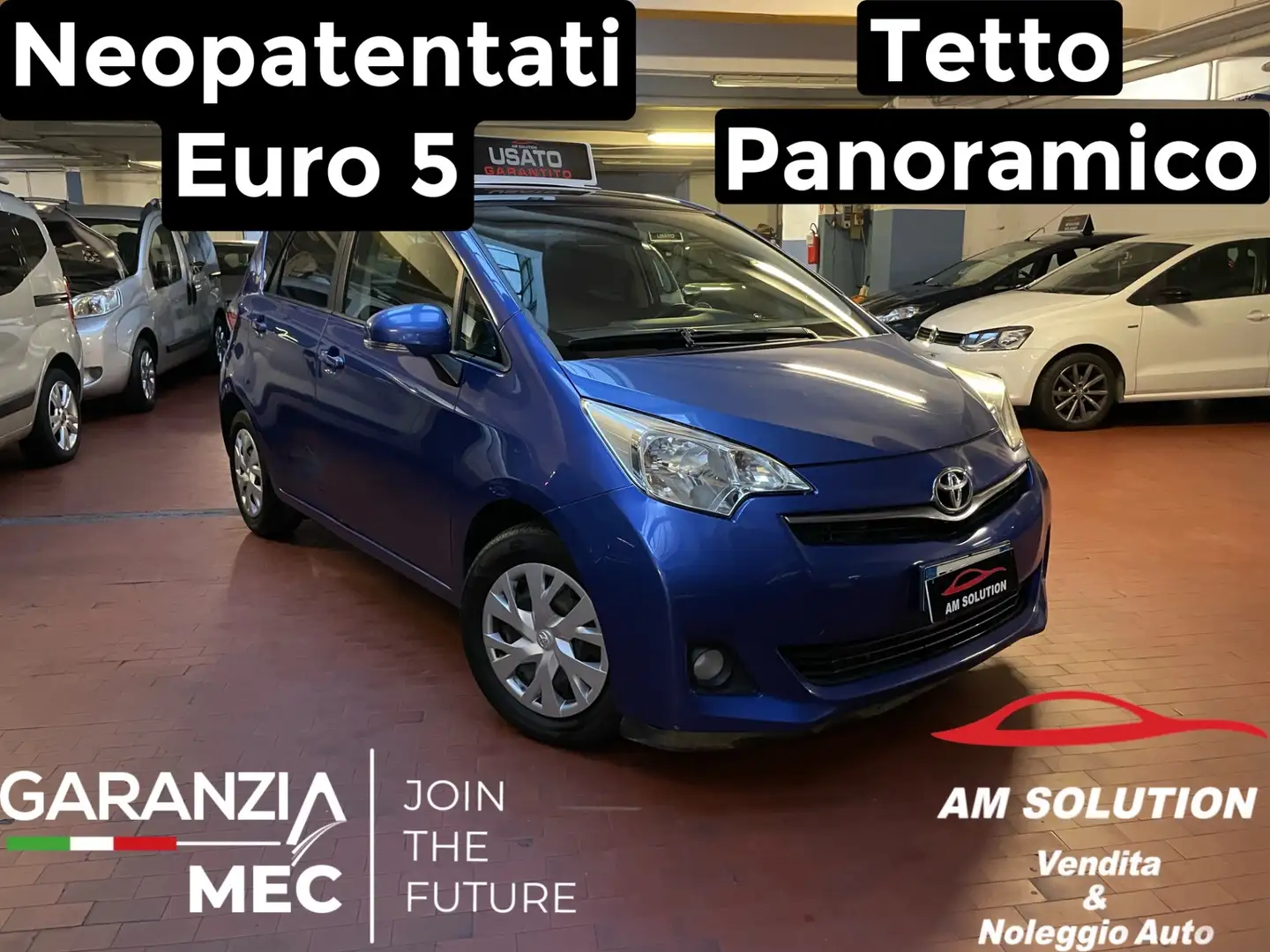 Toyota Yaris Yaris Verso 1.3 Neopatentati Euro 5 Blu/Azzurro - 1