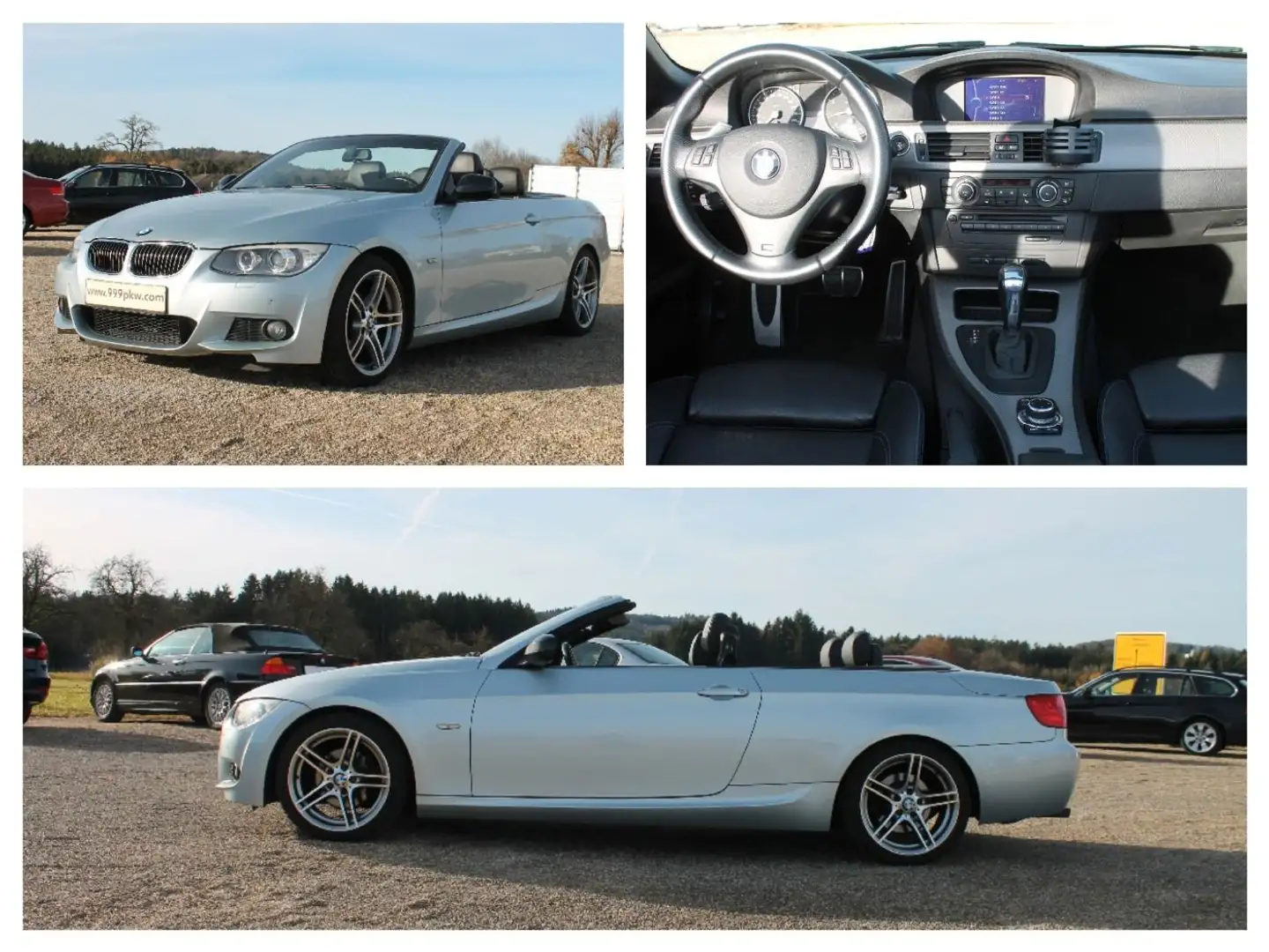 BMW 320 iA Cabrio M-Sportpaket Xenon Navi+SHZ+LM Silber - 1
