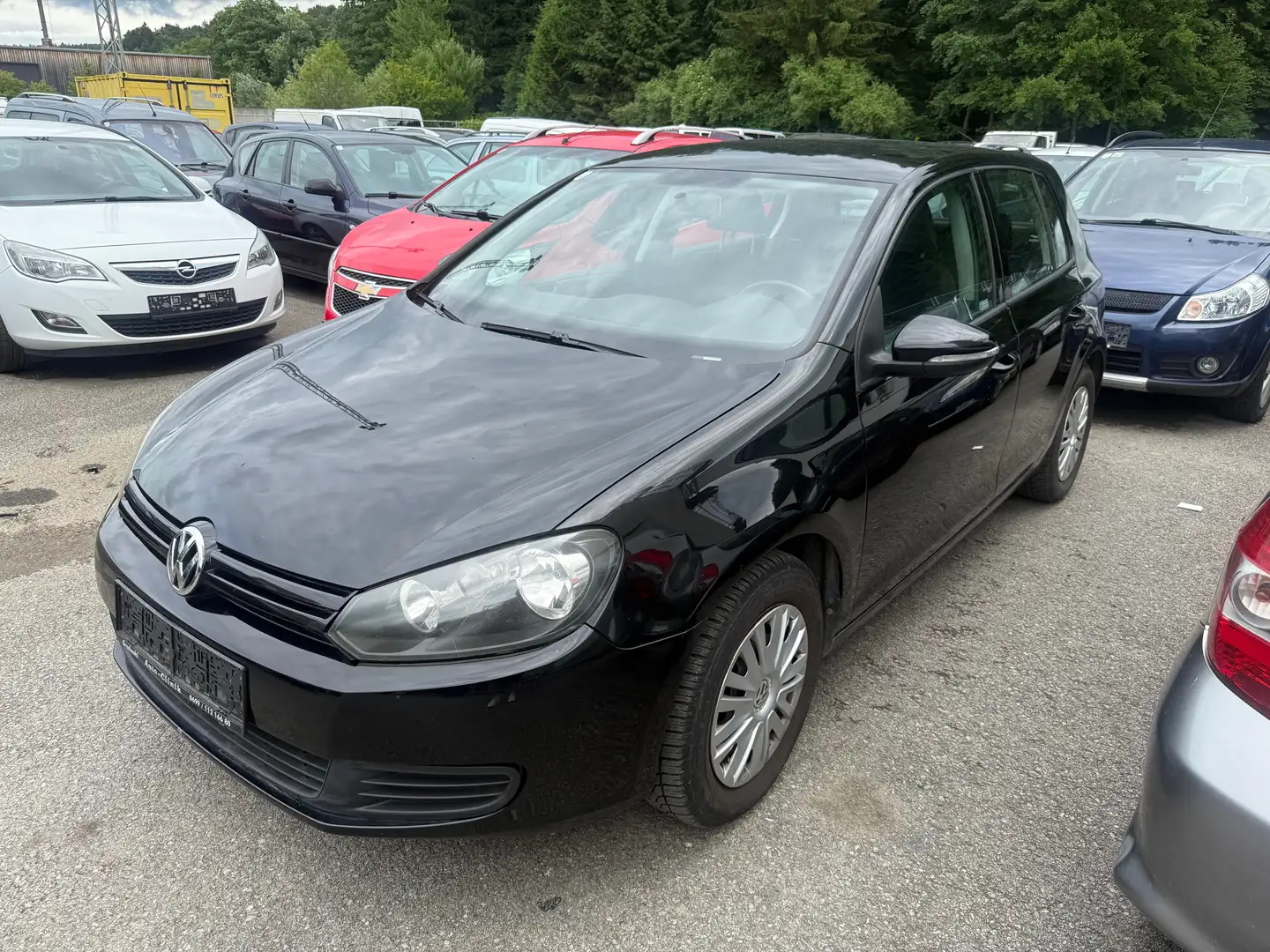 Volkswagen Golf Rabbit 1,4 klimatronik Euro 5 Zwart - 1