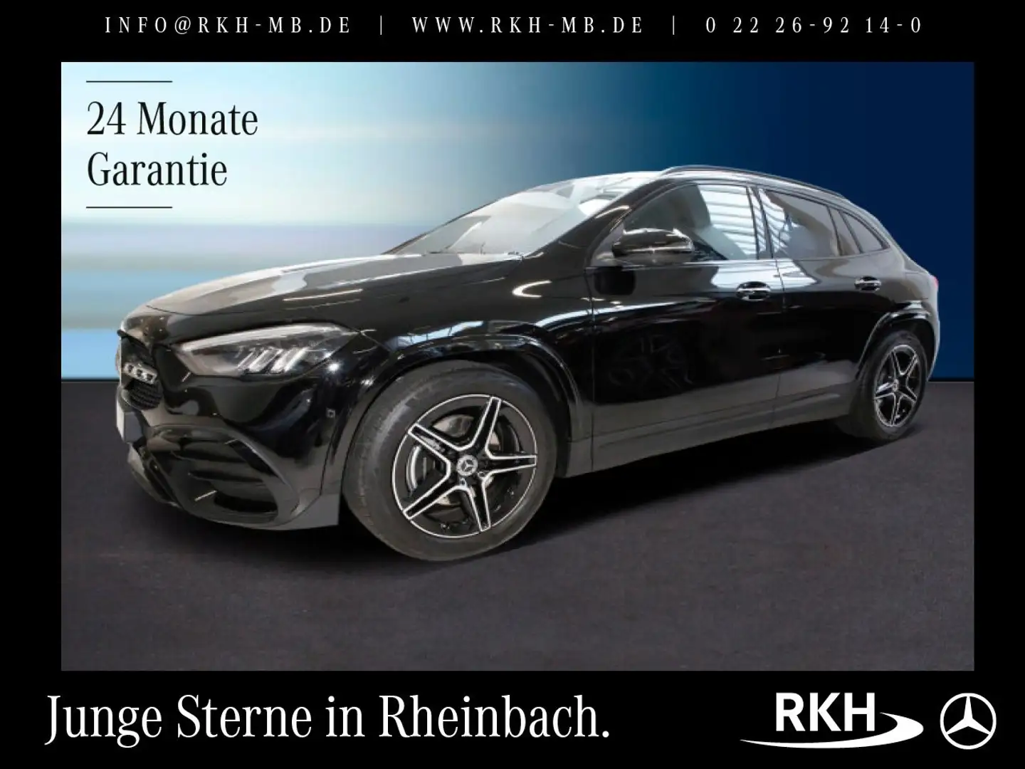 Mercedes-Benz GLA 200 GLA 200 AMG Line Night/360°/Distr./Totw./LED/AHK Schwarz - 1