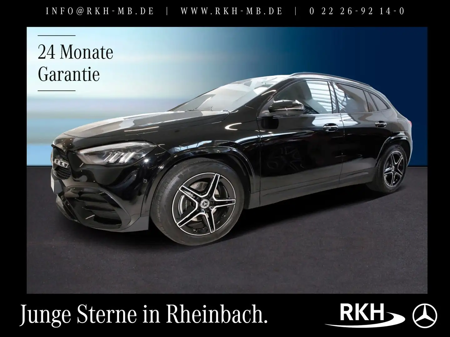 Mercedes-Benz GLA 200 GLA 200 AMG Line Night/360°/Distr./Totw./LED/AHK Schwarz - 1