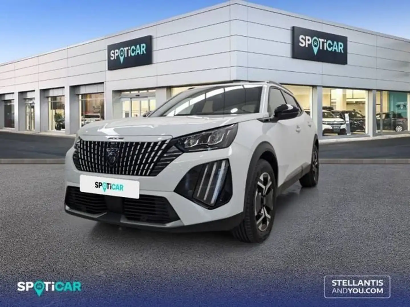 Peugeot 2008 Allure Eléctrico 100kW Blanco - 1