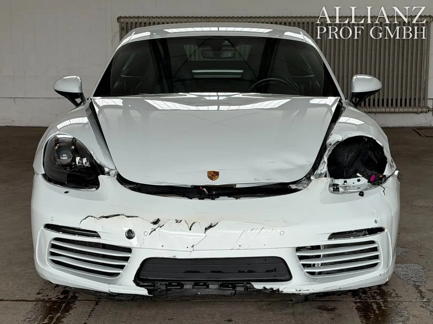Porsche Cayman 718 Cayman S Sport Chrono Bose PDK Kamera UNFALL Weiß - 2