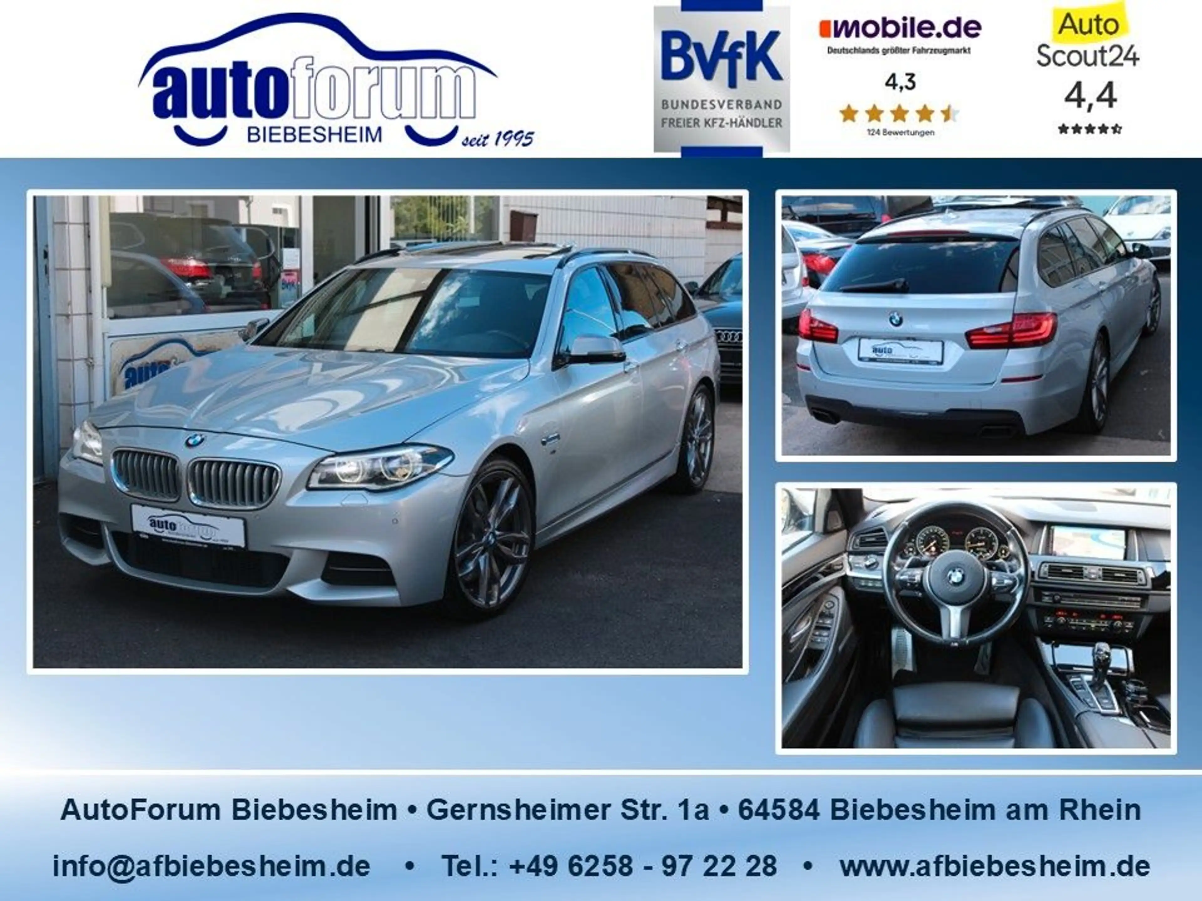 BMW 550 d T xDrive LED*Panorama*Standh.*HuD*H&K*ACC
