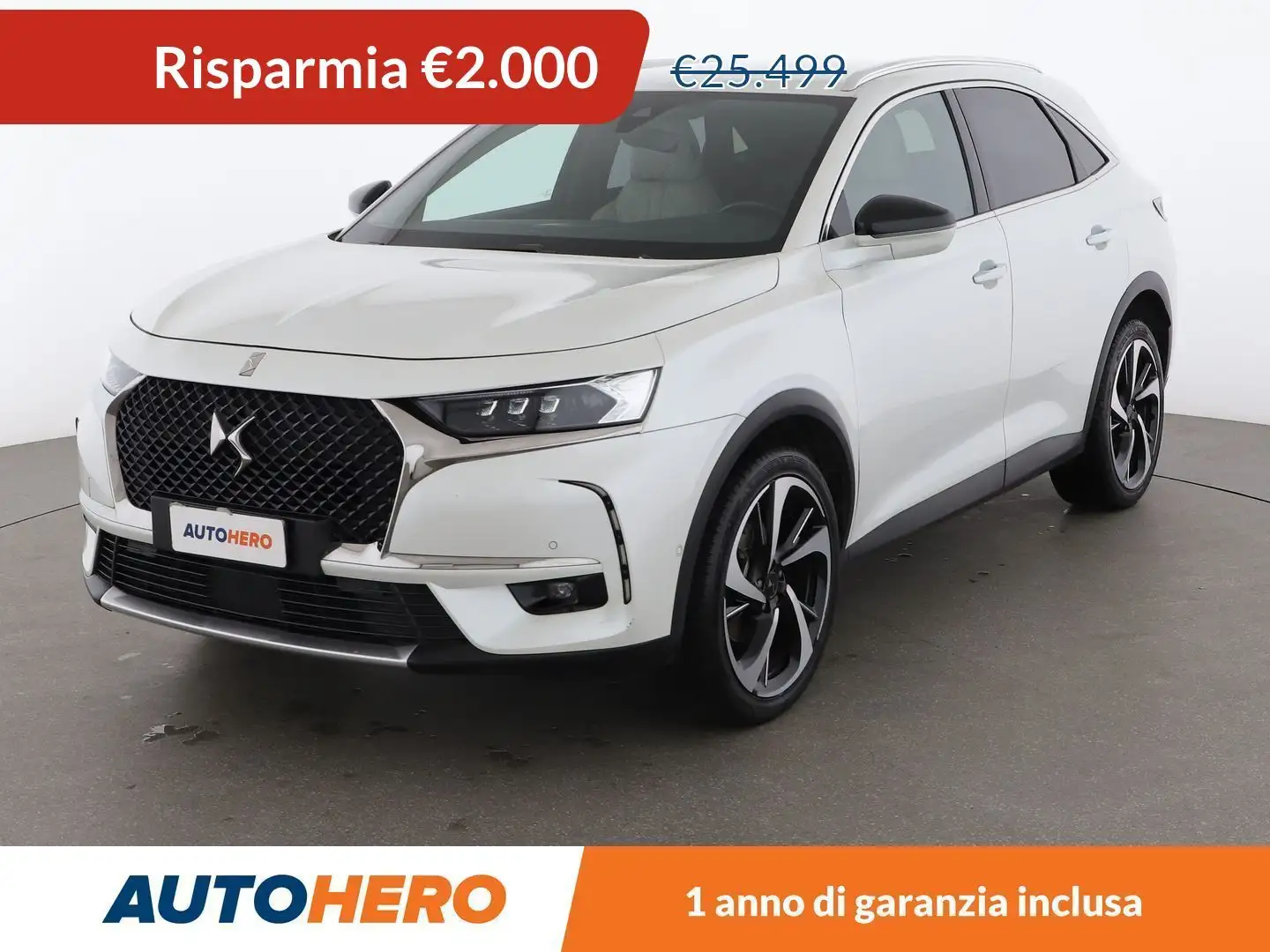 DS Automobiles DS 7 1.5 Blue-HDi Rivoli 130 CV aut. Bianco - 1