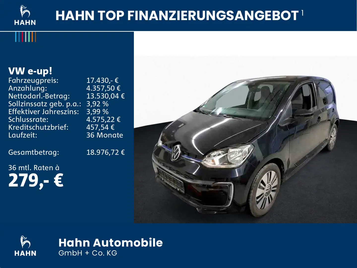 Volkswagen e-up! Style Plus Cam Climatr. LM Maps+More SHZ Noir - 2