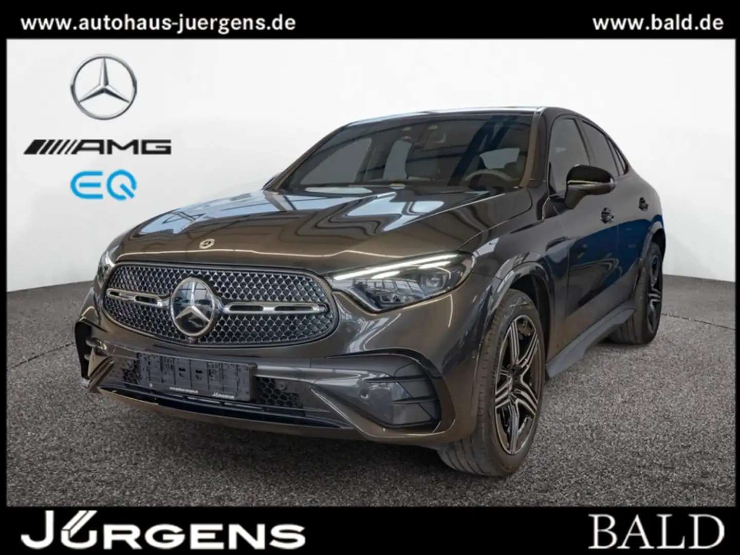 Mercedes-Benz GLC 300 d 4M Coupé AMG-Sport/360/Pano/AHK/Night Gris - 1