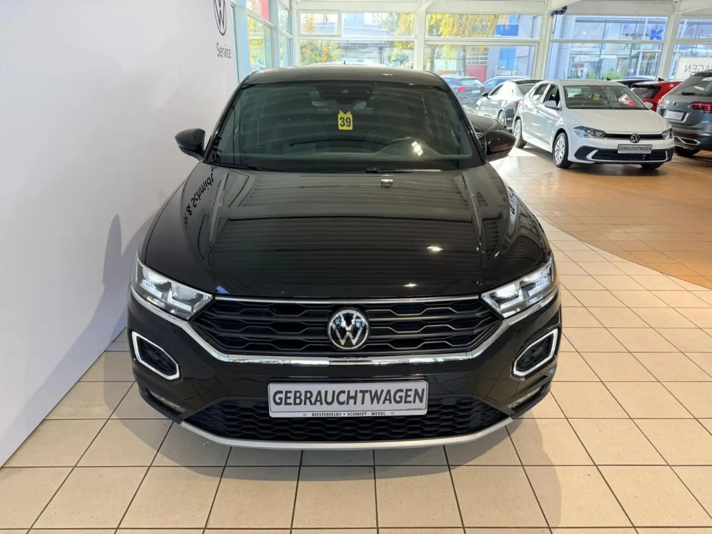 Volkswagen T-Roc Sport 1.5 TSI DSG AHK RFK LED SHZ ACC Navi Klima Zwart - 2