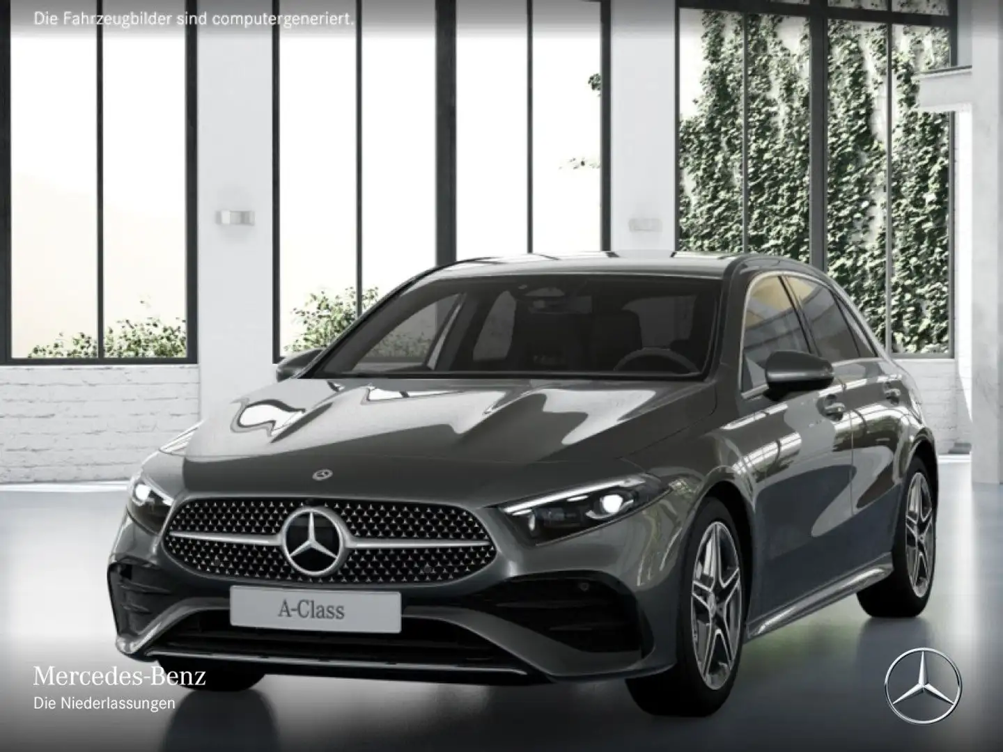 Mercedes-Benz A 180 AMG+AHK+MULTIBEAM+KAMERA+TOTW+KEYLESS+7G Grau - 2