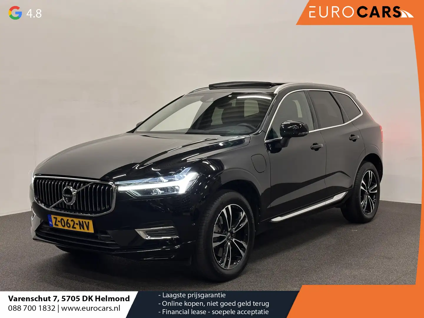 Volvo XC60 2.0 T6 Plug-in hybrid AWD Inscription Expression P Zwart - 1
