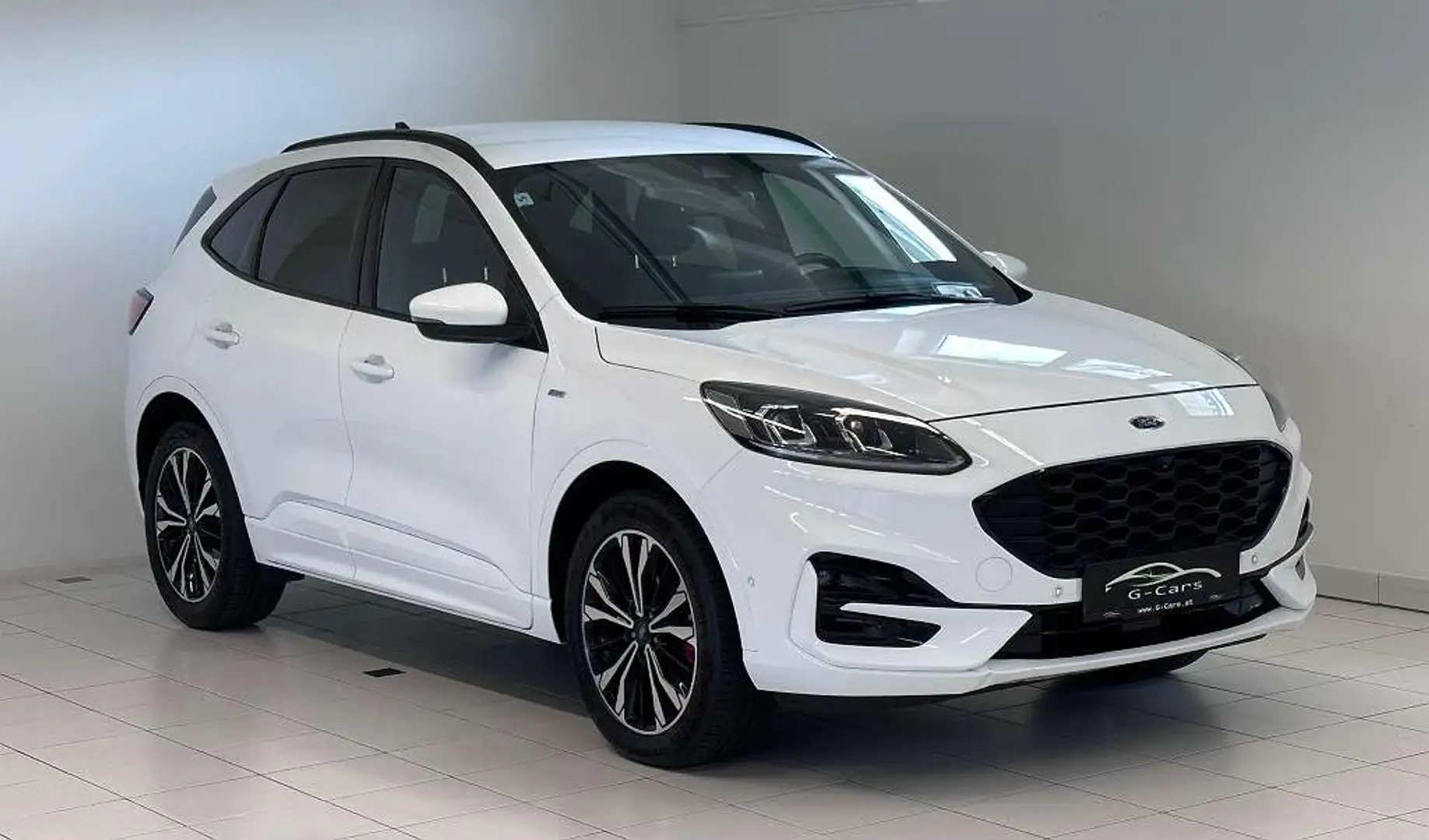 Ford Kuga 2,0 EcoBlue AWD ST-Line Aut./Head Up/ACC/LED/AHK/ Weiß - 1