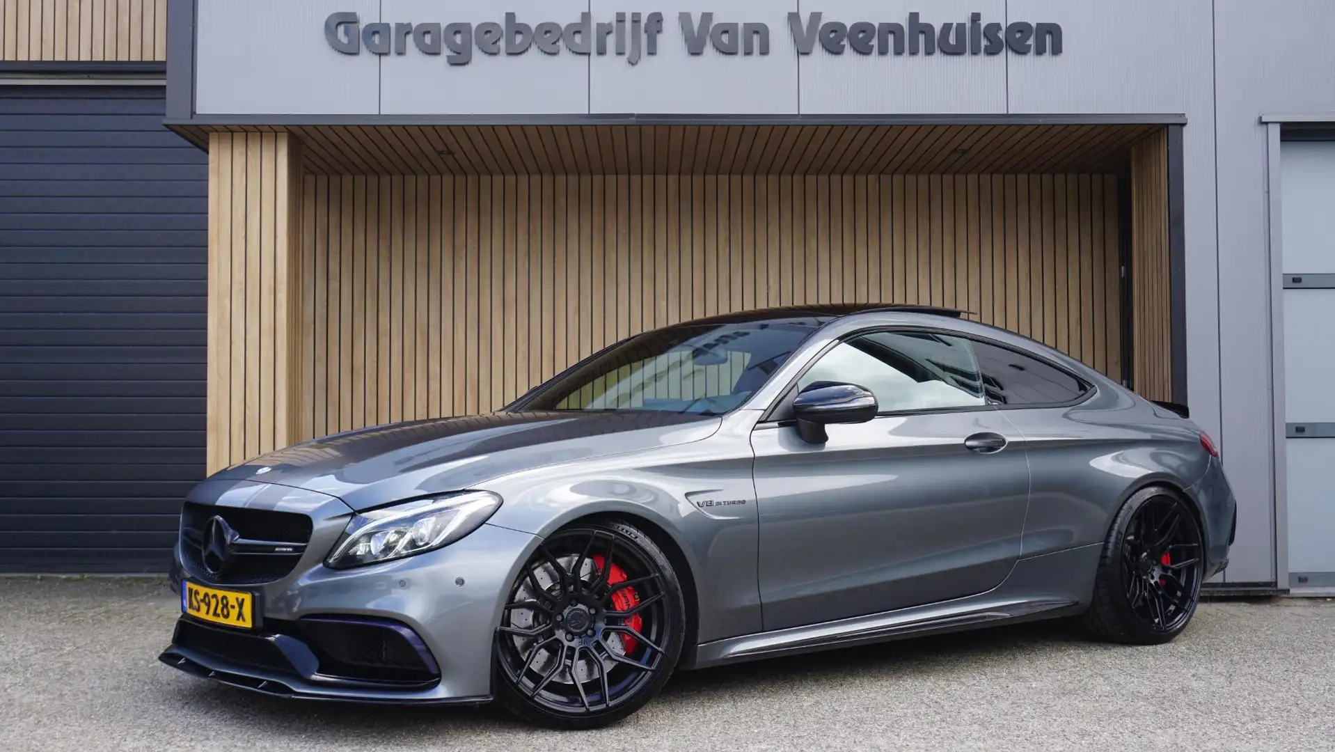 Mercedes-Benz C 63 AMG Coupé S 510pk! Edition 1 Pano.Dak Burmster Head-up Gris - 1