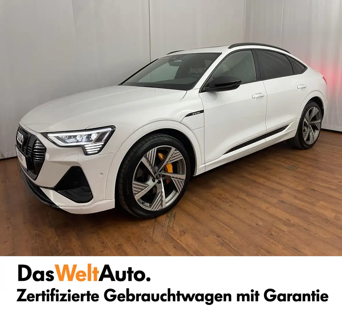 Audi e-tron 55 300 kW S line Blanc - 2