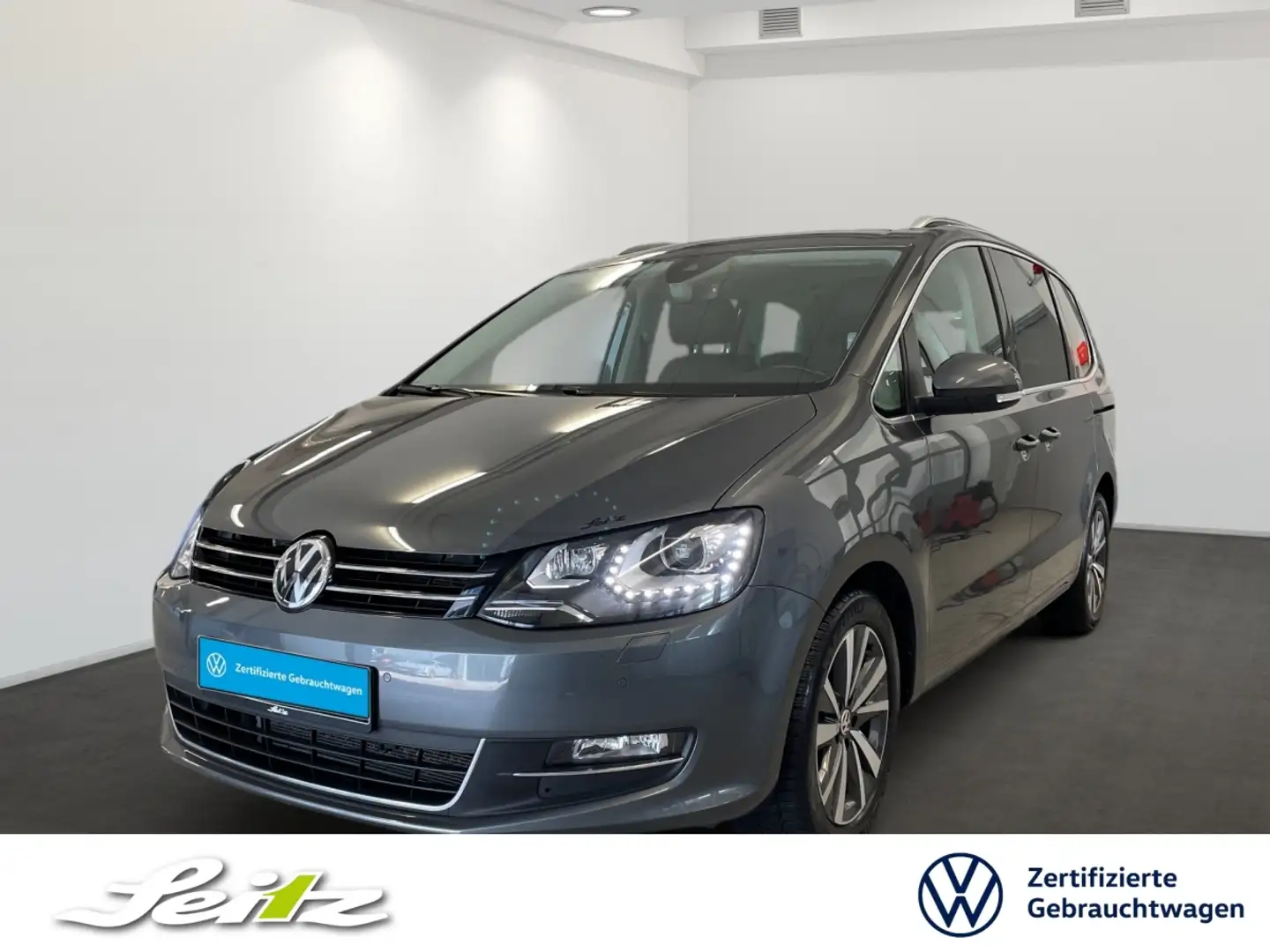 Volkswagen Sharan 2.0 TDI 4M Highline *7-SITZER*PDC*NAVI* Grau - 1