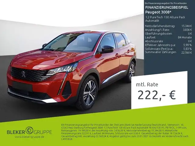 Peugeot 3008 1.2 PureTech 130 Allure Pack Automatik