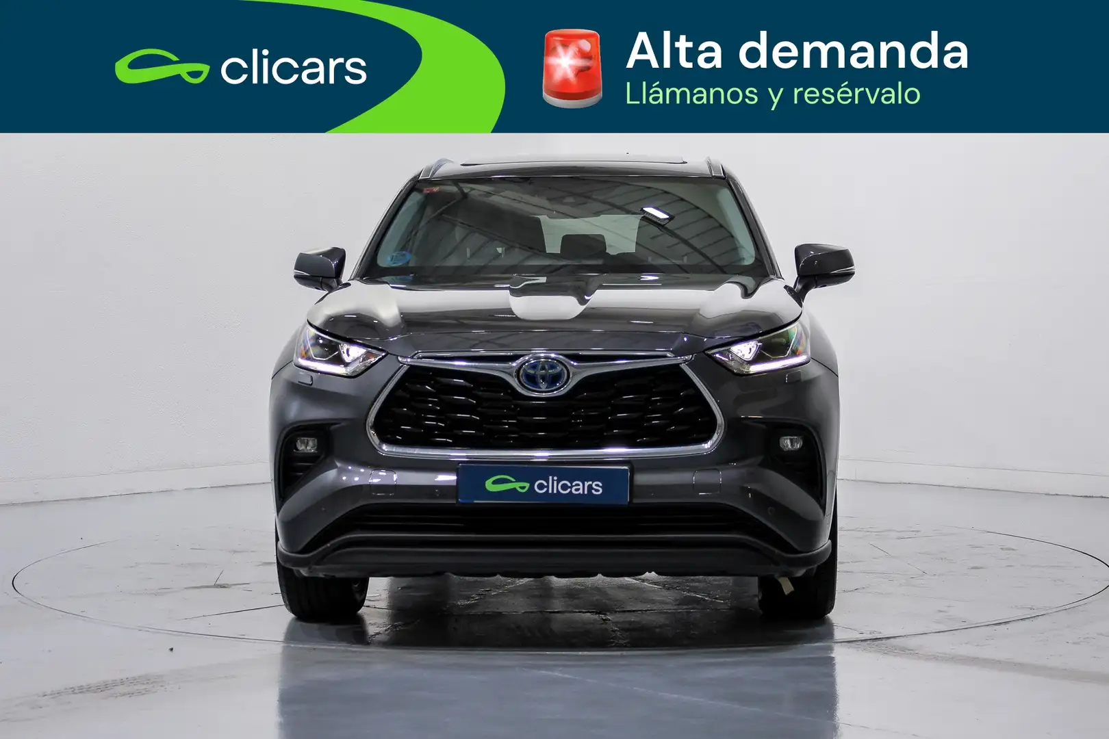 Toyota Highlander 2.5 hybrid Advance T. Panorámico Pintura metaliza Gris - 2