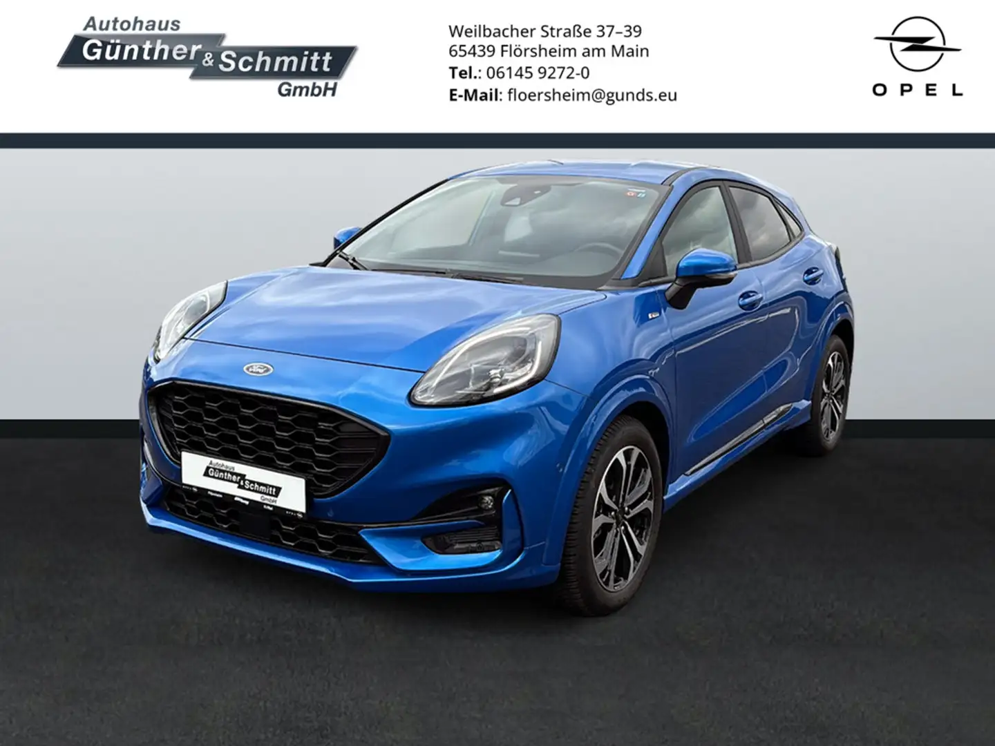 Ford Puma 1.0 EcoBoost ST-Line S/S SHZ PDC LED Blau - 1