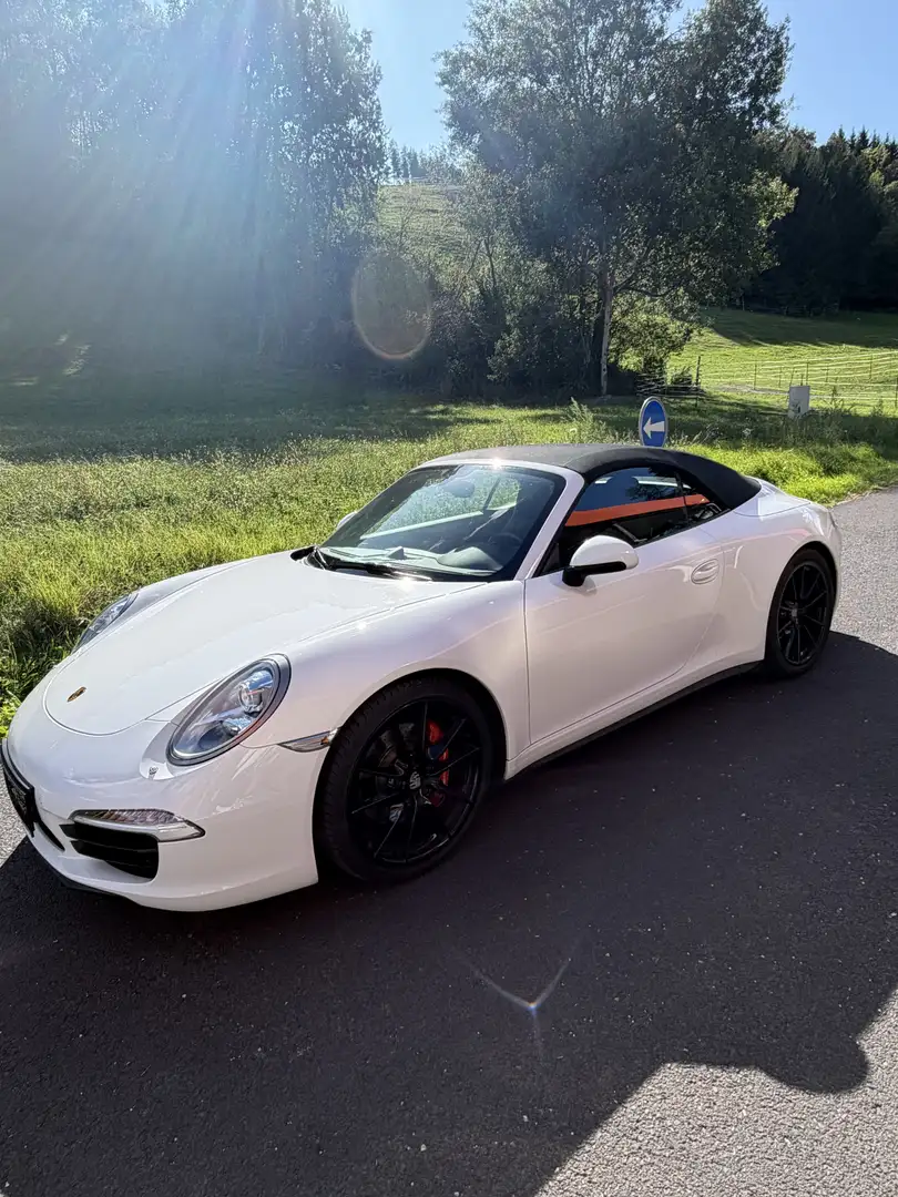 Porsche 991 Carrera 4 S Cabriolet Weiß - 2