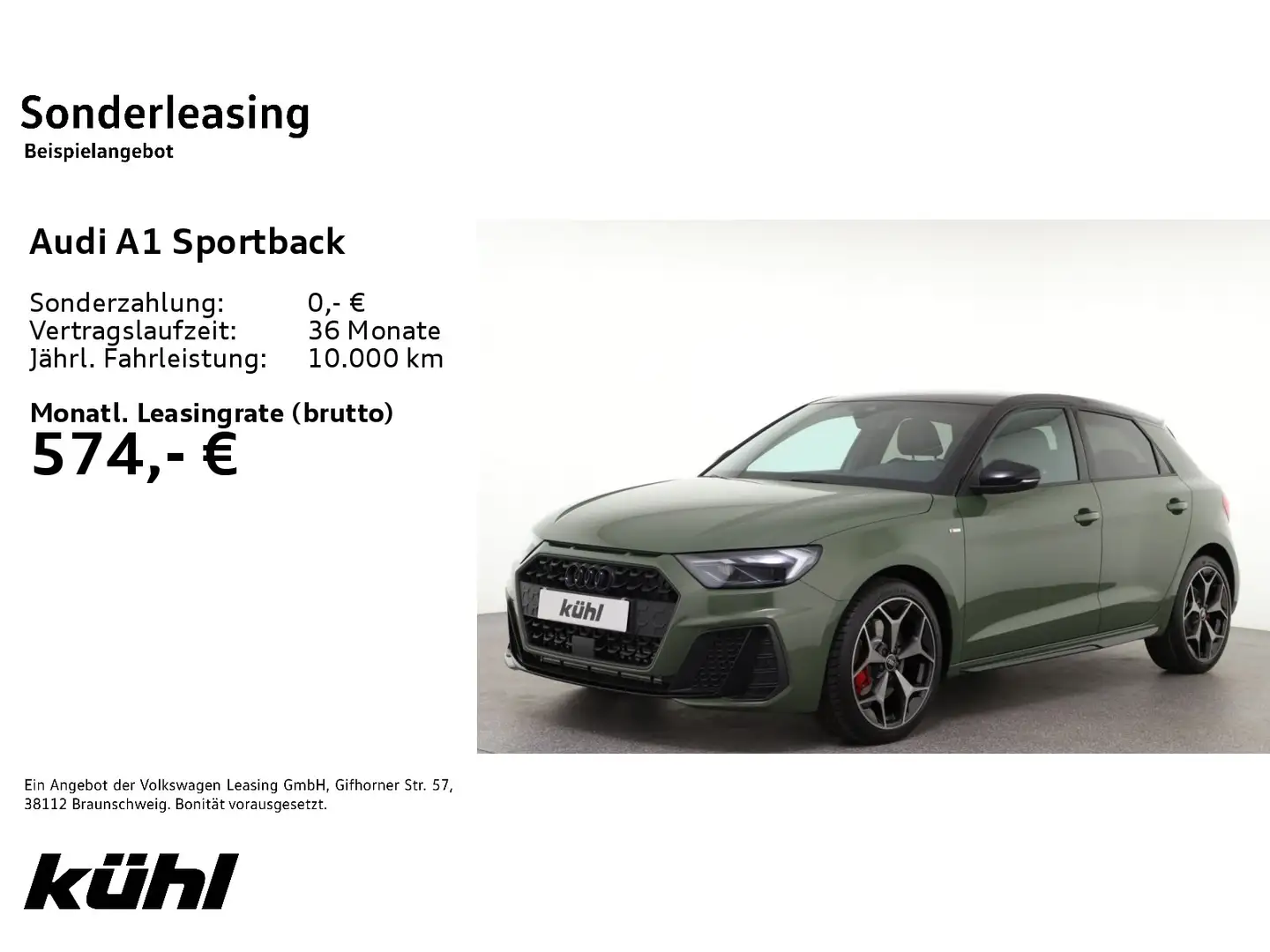 Audi A1 40 TFSI S line 18' Kamera Optik sch Grün - 1