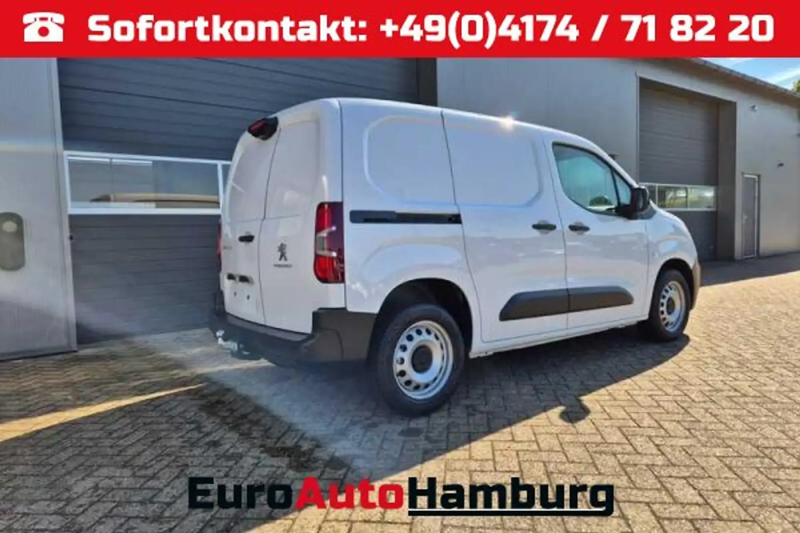 Peugeot Partner 1.5 BlueHDI 102PS 2-Sitzer AHK Klima Radio Apple C Fehér - 1
