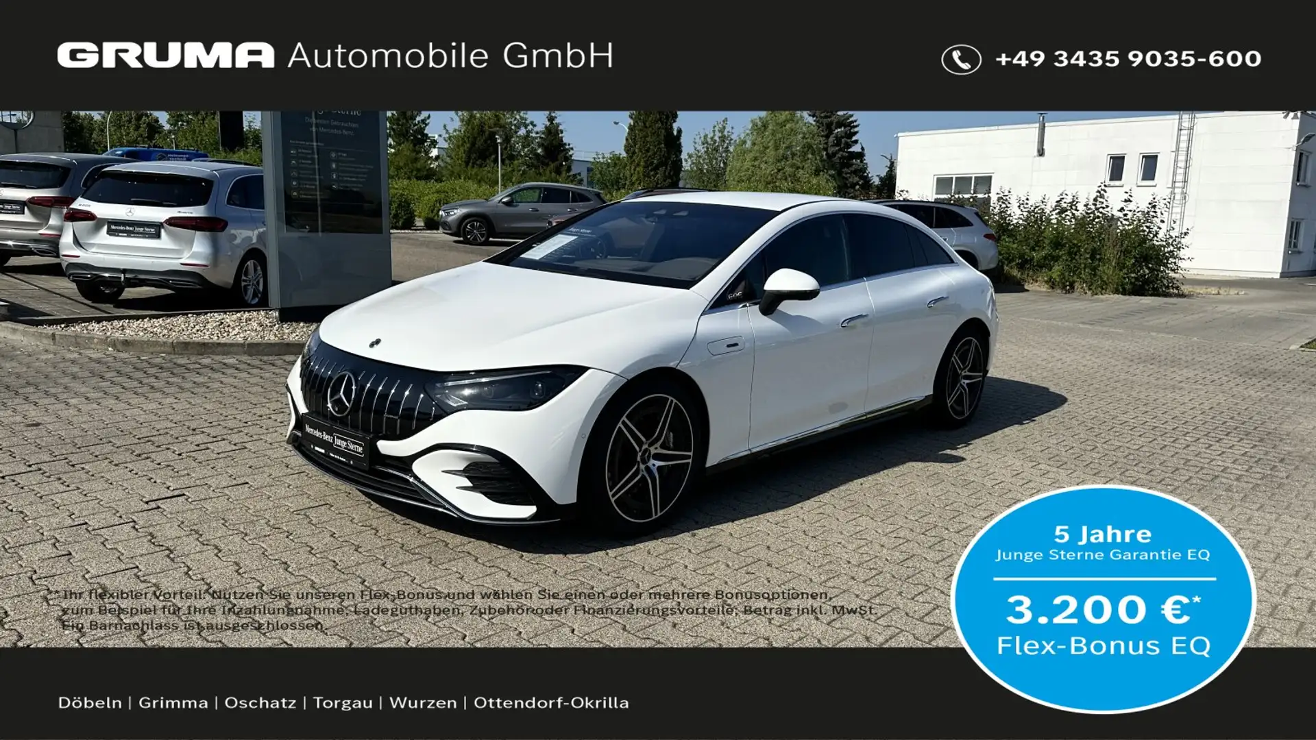 Mercedes-Benz EQE 53 Mercedes-AMG EQE 53 4M+ Premium+HyperScreen+Distr Weiß - 1