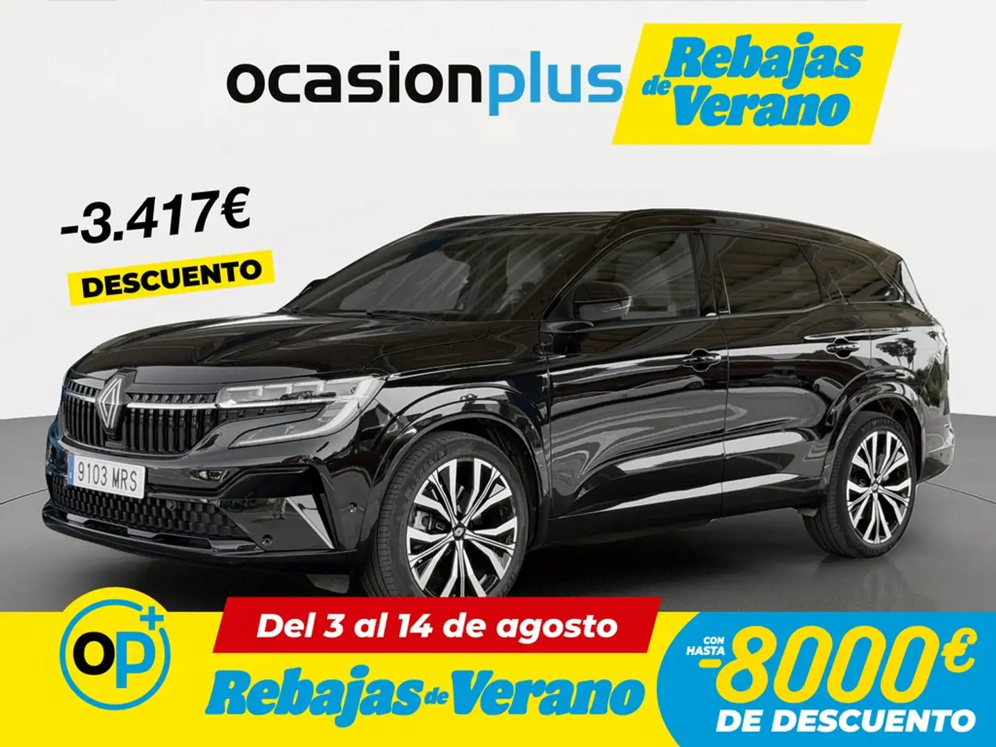 Renault Espace 1.2 E-Tech Híbrido Iconic 146kW Negro - 1