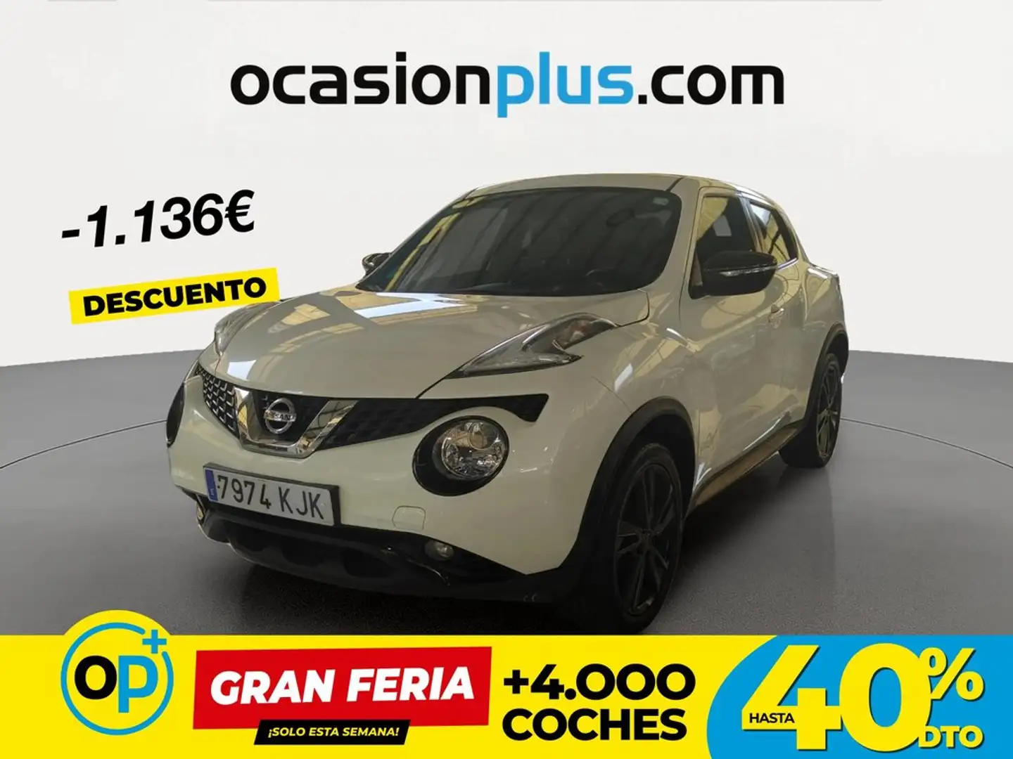 Nissan Juke 1.2 DIG-T Acenta 4x2 115 Blanco - 1