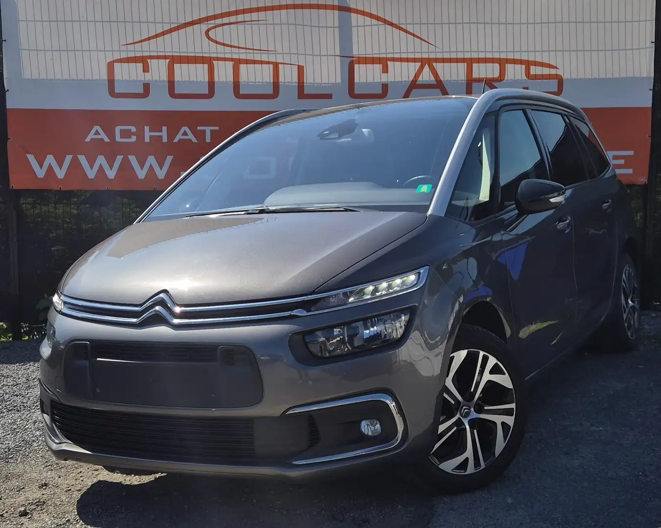 Citroen C4 SpaceTourer 1.5 HDi -EU6D-GARANTIE 1AN-CLIM-GPS-CAMERA-CARPLAY Gris - 1