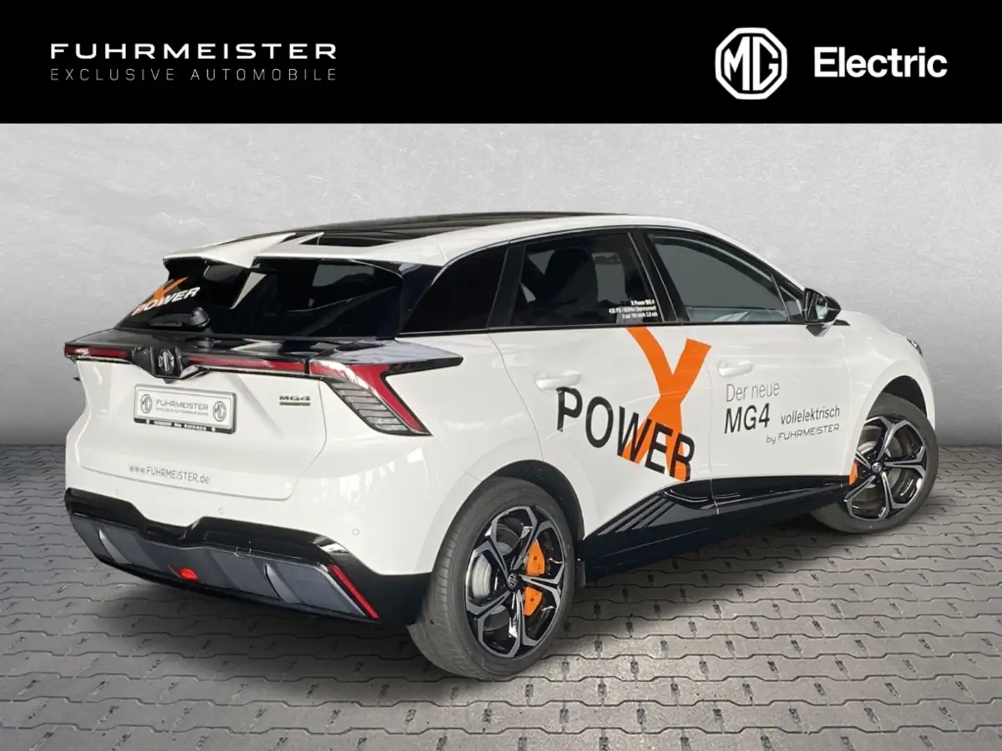 MG MG4 Xpower MY23 64 kWh 18 Zoll Alufelgen Weiß - 2